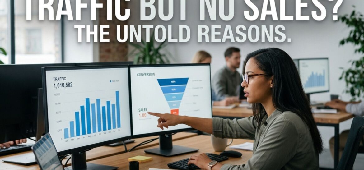 Why Your Website Gets Traffic But No Sales