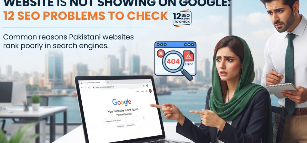 Why Your Pakistani Business Website Is Not Showing on Google: 12 SEO Problems to Check